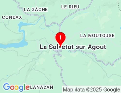 Illustration de carte routière pour La Salvetat-sur-Agout